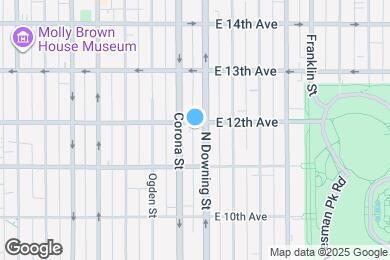 Map image of the property - 1120 E 12th Ave
