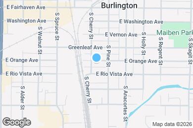 Map image of the property - 606 E Orange Ave