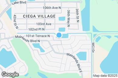 Map image of the property - 3735 101st Ave N