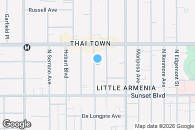 Map image of the property - 1610 N Kingsley Dr