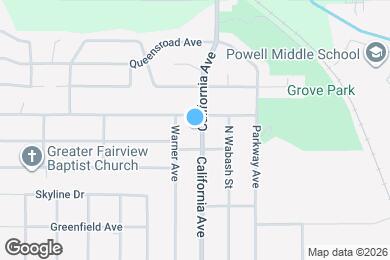 Map image of the property - 4121 California Ave