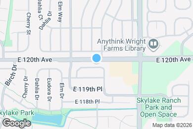 Map image of the property - 5271 E 119th Ct