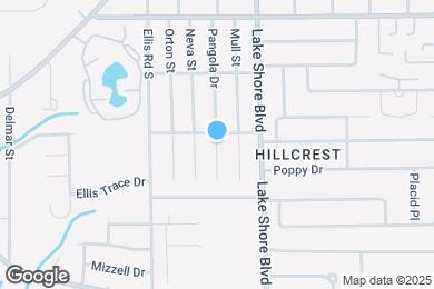 Map image of the property - 1309 Pangola Dr