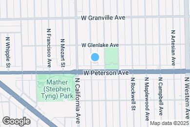 Map image of the property - 6021 N Fairfield Ave