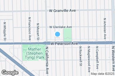 Map image of the property - 6023 N Fairfield Ave