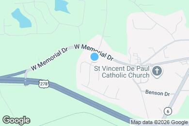 Map image of the property - 101 Brentwood Ct