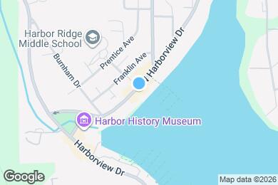 Map image of the property - 8825 N Harborview Dr