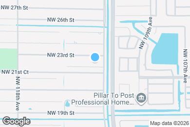 Map image of the property - 11241 NW 22nd St