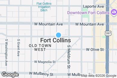 Map image of the property - 431 W Oak St