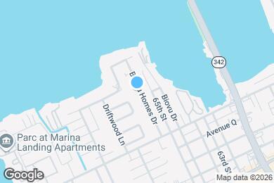 Map image of the property - 1621 Bayou Homes Dr