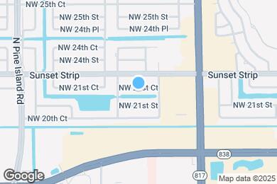 Map image of the property - 8390 NW 21st Ct