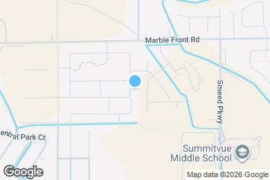 Map image of the property - 216 Cliff Swallow Ave