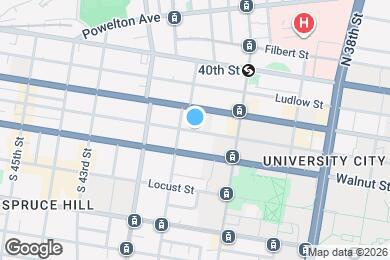 Map image of the property - 4047 Sansom St