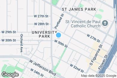 Map image of the property - 947 W 30th St