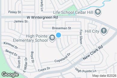 Map image of the property - 1327 Falcon Hollow Ln