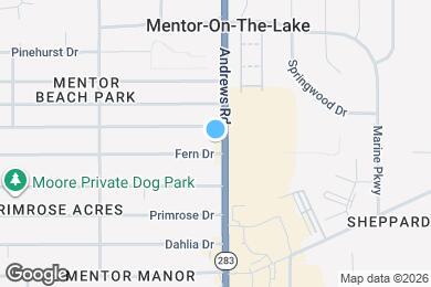 Map image of the property - 5950 Andrews Rd