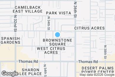 Map image of the property - 3446 E Avalon Dr