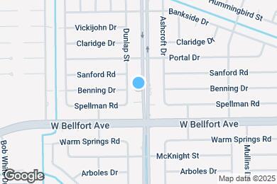 Map image of the property - 11102 Hillcroft St