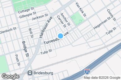 Map image of the property - 5437 Torresdale Ave