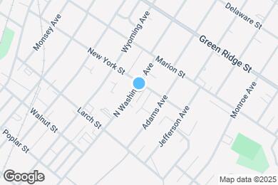 Map image of the property - 1380 N Washington Ave