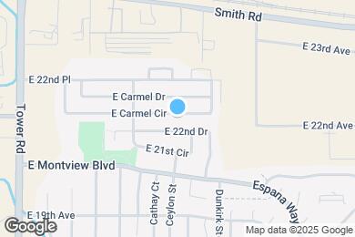 Map image of the property - 19106 E Carmel Cir