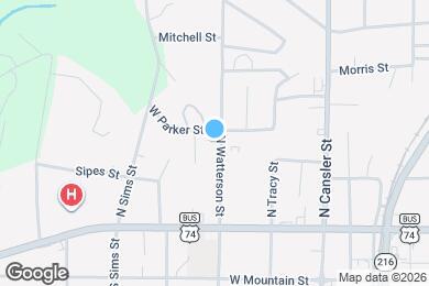 Map image of the property - 221 N Watterson St