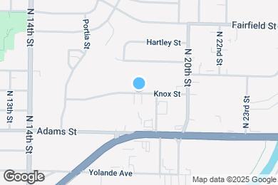 Map image of the property - 1822 Knox St
