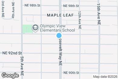 Map image of the property - 9413 Roosevelt Way NE