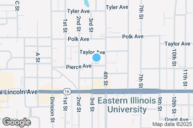 Map image of the property - 307 Pierce Ave