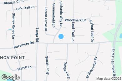 Map image of the property - 8840 Bazemore Rd