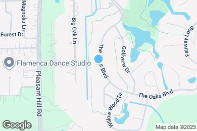 Map image of the property - 1645 The Oaks Blvd