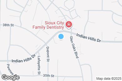 Map image of the property - Woodland Hills Townhomes – Comfortable & Convenient Living in Sioux City!