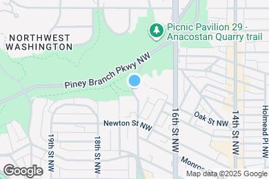 Map image of the property - 3453 17th St NW