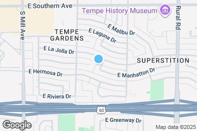 Map image of the property - 3810 S La Corta Dr