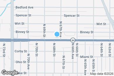 Map image of the property - 6762 Maple St