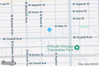 Map image of the property - 518 N Hermitage Ave