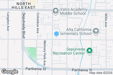 Map image of the property - 8900 Burnet Ave