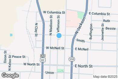 Map image of the property - 608 N Jefferson