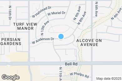 Map image of the property - 1013 W Anderson Dr