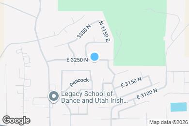 Map image of the property - 1074 E 3250 N