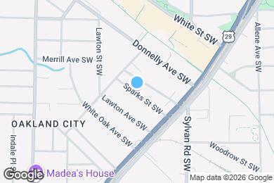 Map image of the property - 1017 Sparks St SW