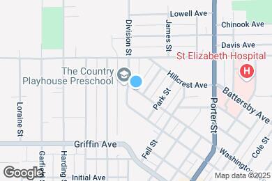 Map image of the property - 2620 Moore St
