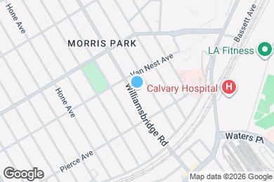 Map image of the property - 1644 Williamsbridge Rd