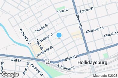 Map image of the property - 407 Wayne St