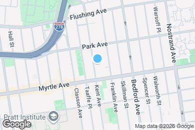 Map image of the property - 847 Kent Ave