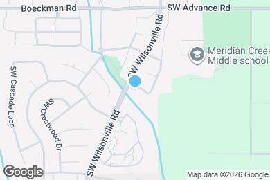 Map image of the property - 28558 SW Wagner St