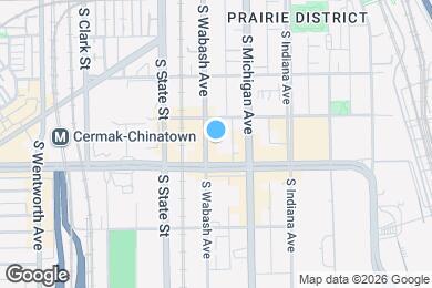 Map image of the property - 2121 S Wabash Ave