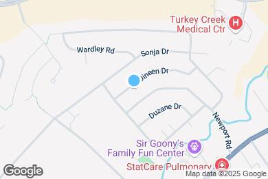 Map image of the property - 10912 Dineen Dr