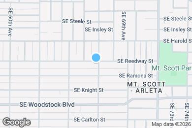 Map image of the property - 5711 SE 67th Ave