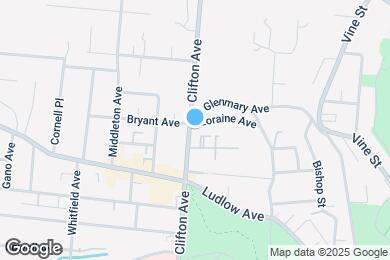 Map image of the property - 3450 Clifton Ave